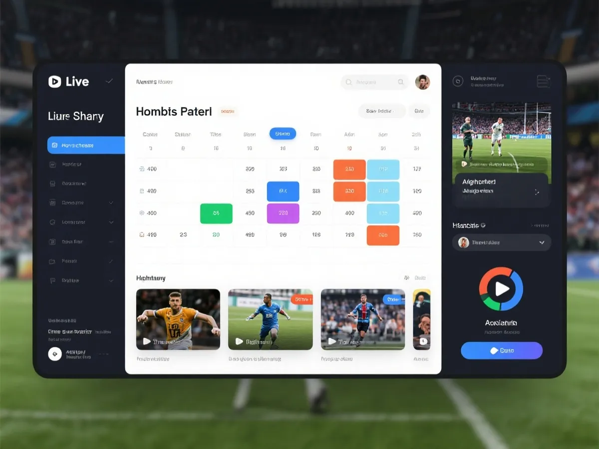 热门赛事与直播入口展示